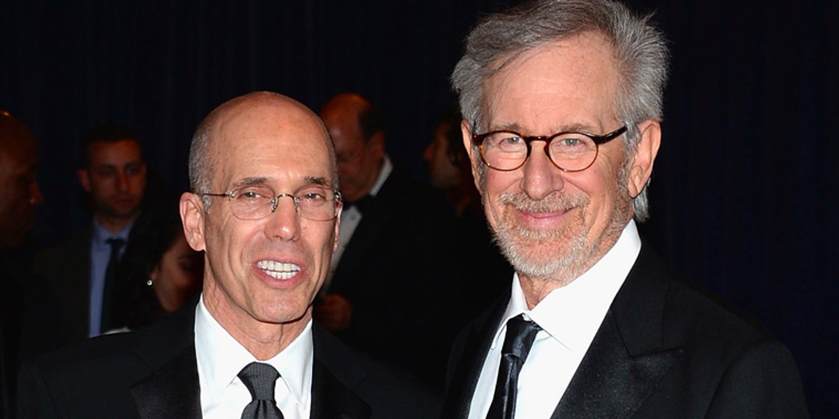 Jeffrey Katzenberg and Steven Spielberg.