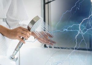 Tuširanje tokom grmljavine je opasna aktivnost