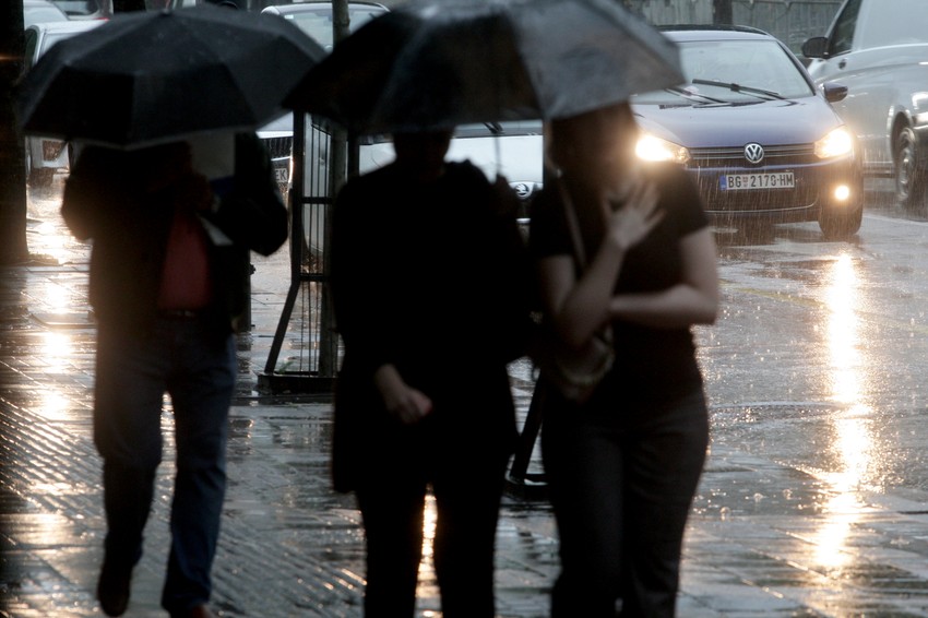 Kiša u Beogradu