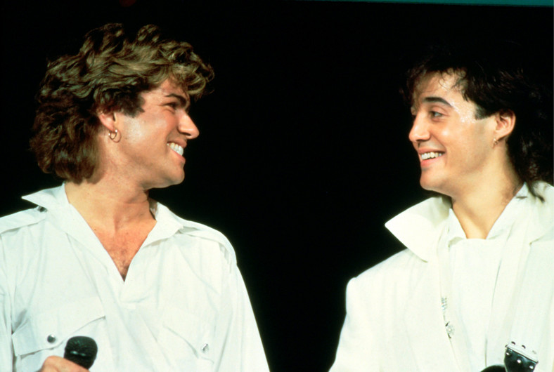 Andrew Ridgeley i George Michael w 1985 roku