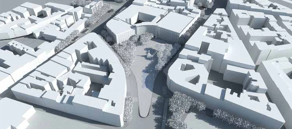 Pogled na trg sa visine