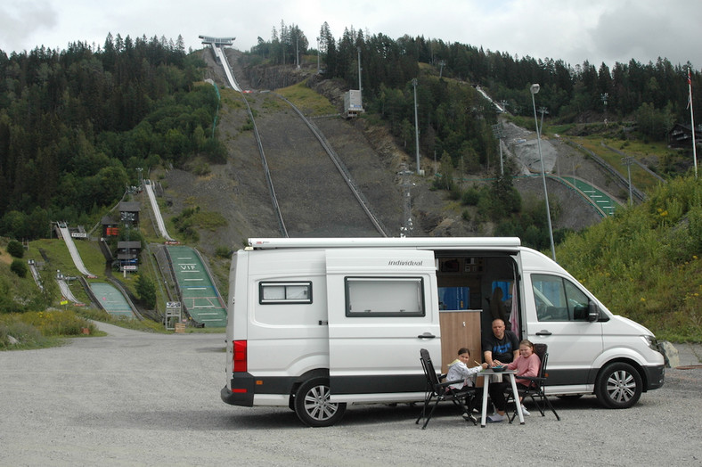 Volkswagen Crafter kamper – podróż po Norwegii