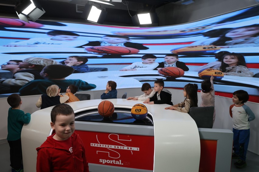Posebno uzbuđenje vladalo je u studiju "Sportala"