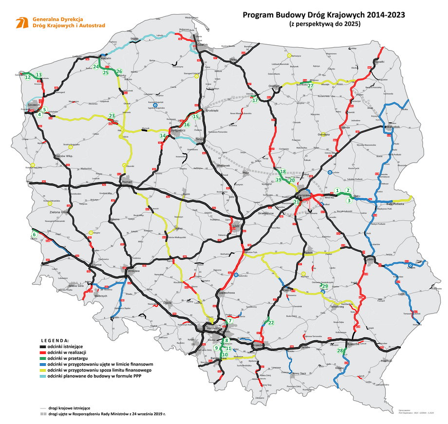 Program budowy dróg krajowych 2014-2023