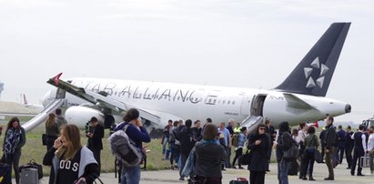 Airbus zapalił się w powietrzu! FILM