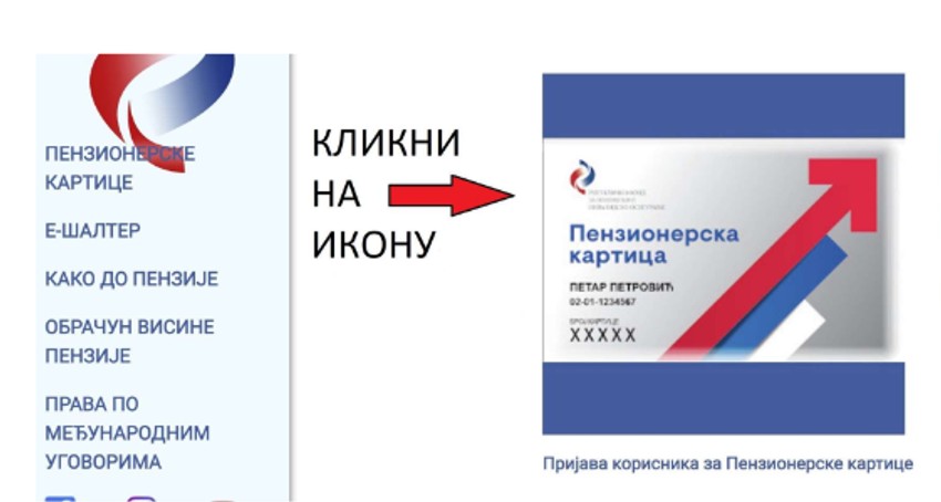 Prvi korak za prijavu za penzionerske kartice