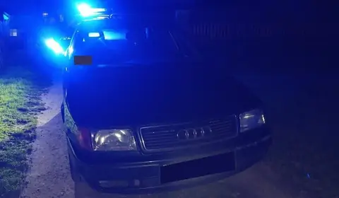 Policjanci usiłowali go zatrzymać. Musieli ruszyć w pościg