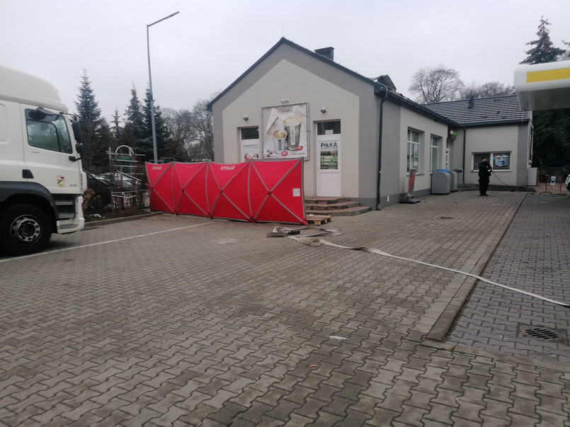 Wybuch na stacji paliw w Zgorzelcu