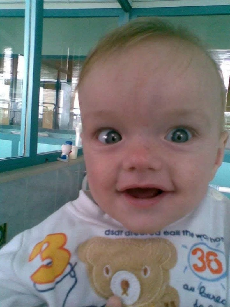 Aleksa kad je bio beba