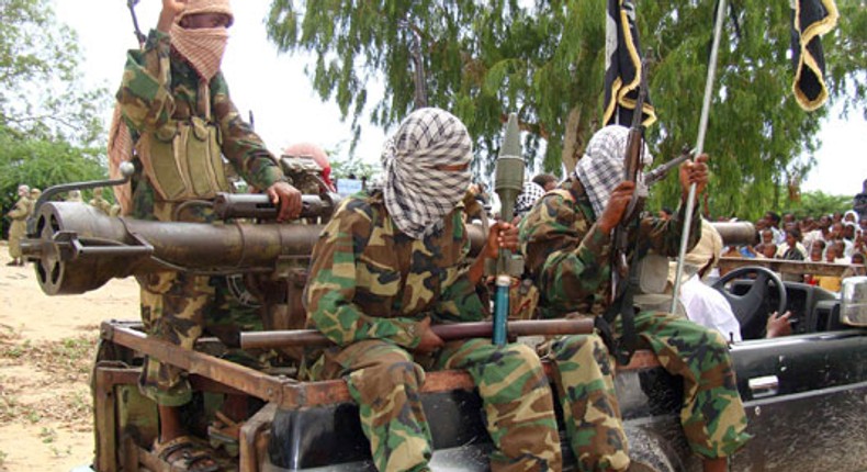 File image of Al Shabaab militants