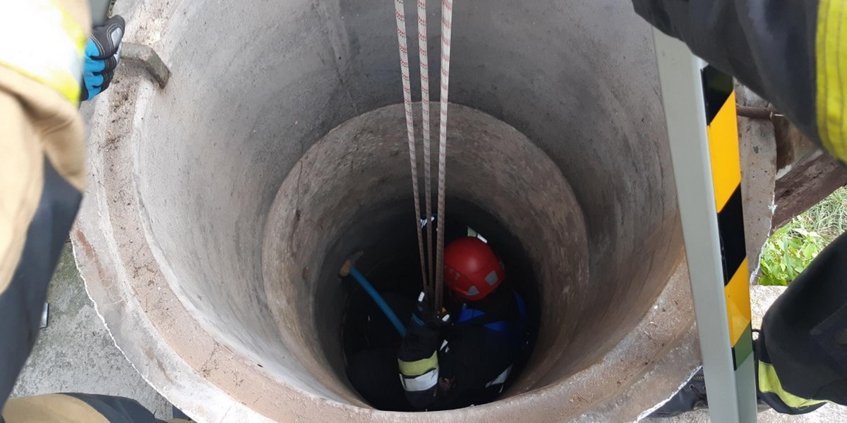 Łódzkie: Śmierć kobiety w studni pod Wieluniem