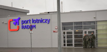 Paraliż na lotnisku w Radomiu. Dostali informację o bombie