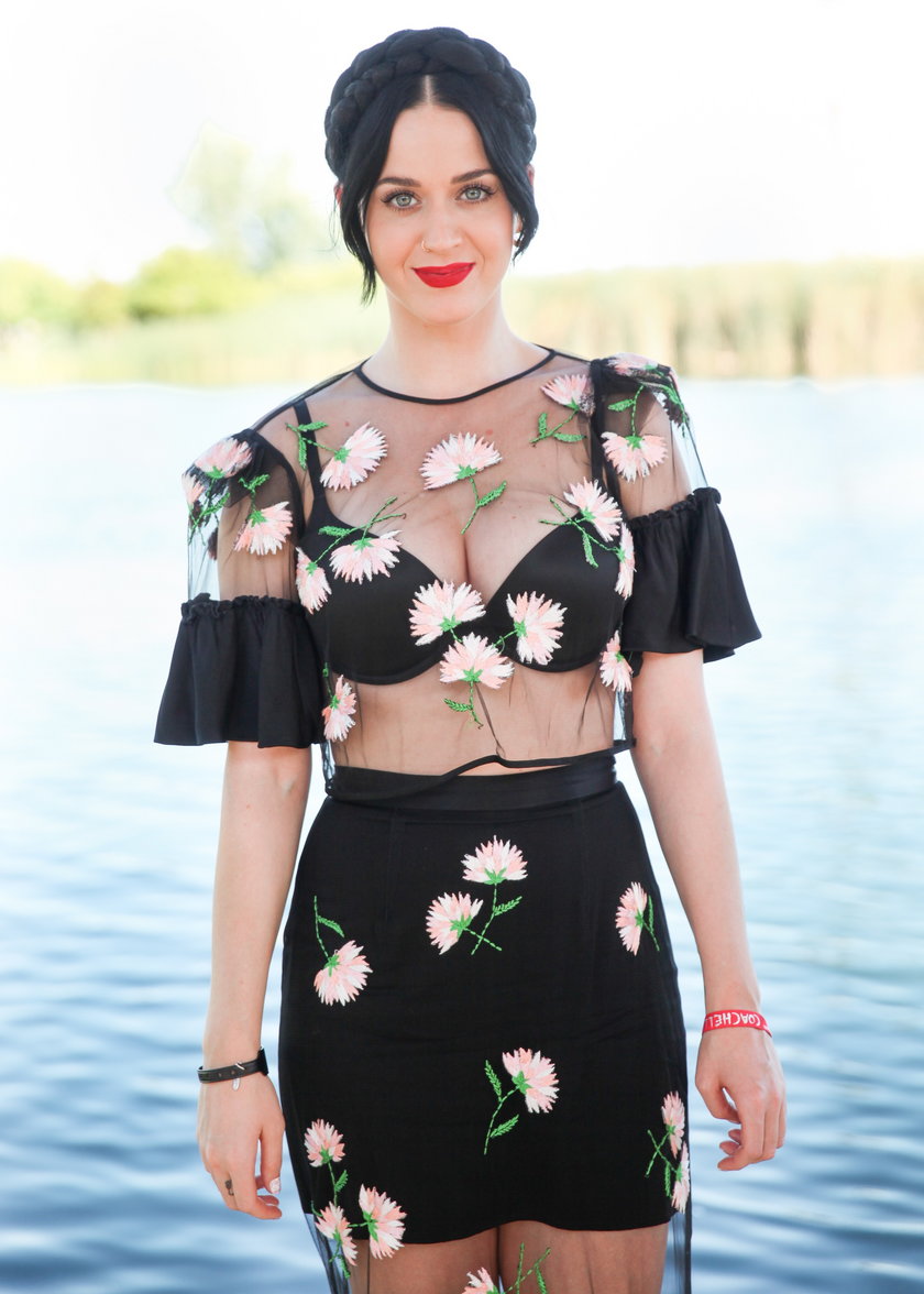Katy Perry na brunchu "Harper's Bazaar"