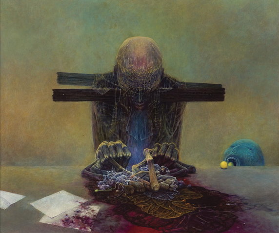 Zdzisław Beksiński, “Bez tytułu”, 1982