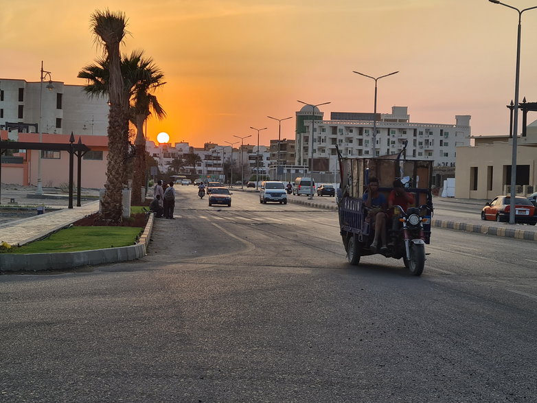 Zachód słońca w Hurghadzie