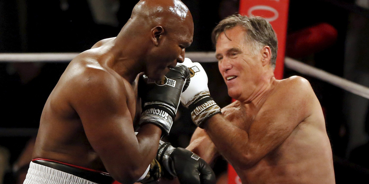 Mitt Romney VS Evander Holyfield