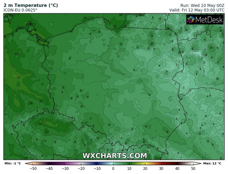 Noc znów będzie zimna. Niestety, punktowo cały czas istnieje ryzyko przymrozków