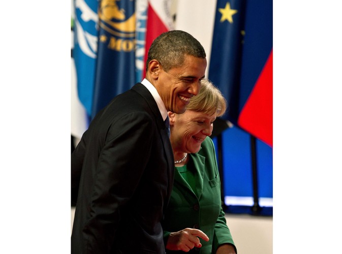 Barack Obama i Angela Merkel