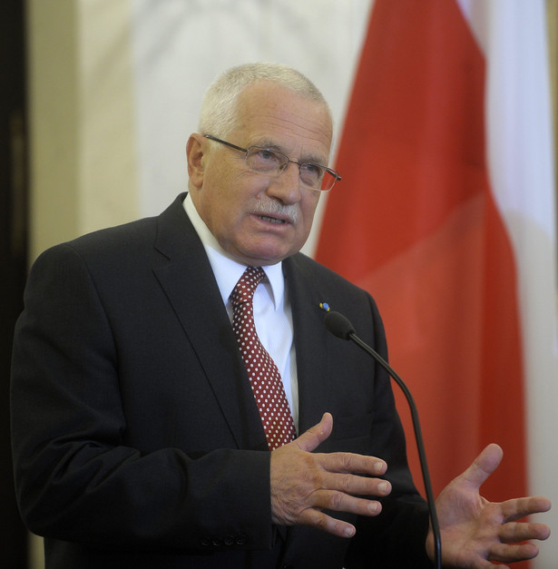 Vaclav Klaus. Fot. Michal Rozbicki / Newspix.pl