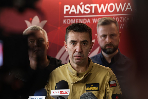 komendant główny PSP nadbrygadier Mariusz Feltynowski