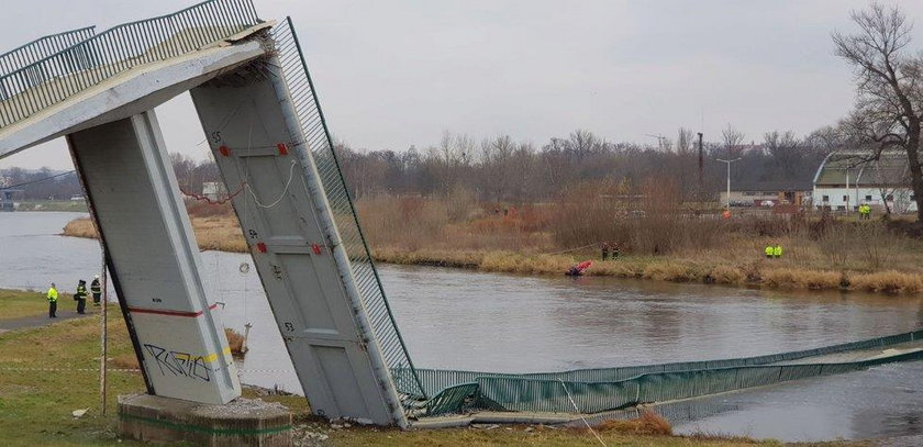 Zawalił się most nad Wełtawą w Pradze. Cztery osoby ranne