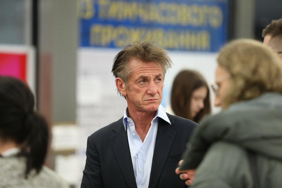 Wojna Rosja-Ukraina. Sean Penn w Krakowie