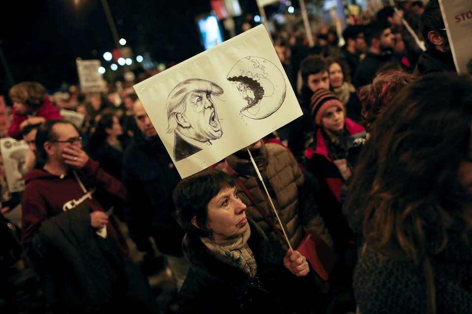 Protest w obronie klimatu w Madrycie