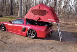 Honda NSX jako kamper