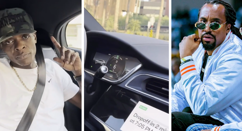 Chameleone takes chance in backseat of self-driven Google car, Navio hypes him/Instagram