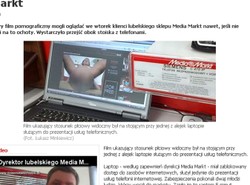 W Media Markt można zobaczyć film porno