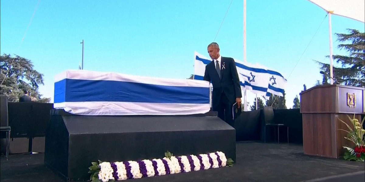 Barack Obama pożegnał Szimona Peresa