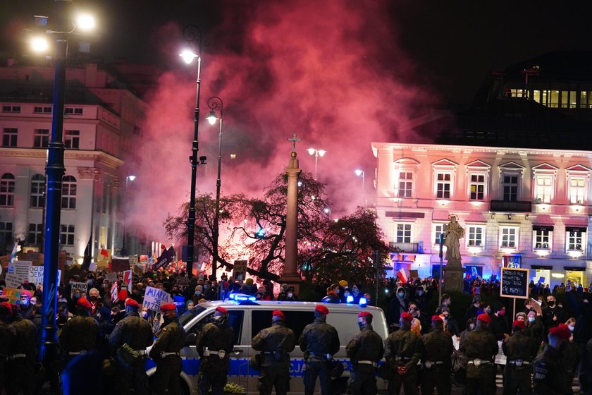 Strajk Kobiet w Warszawie