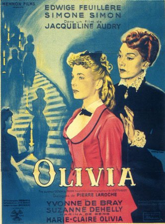 Już dwa lata później, w 1951 r. powstała adaptacja powieści - na zdjęciu plakat do francuskiego filmu "Olivia" w reżyserii Jacqueline Audry