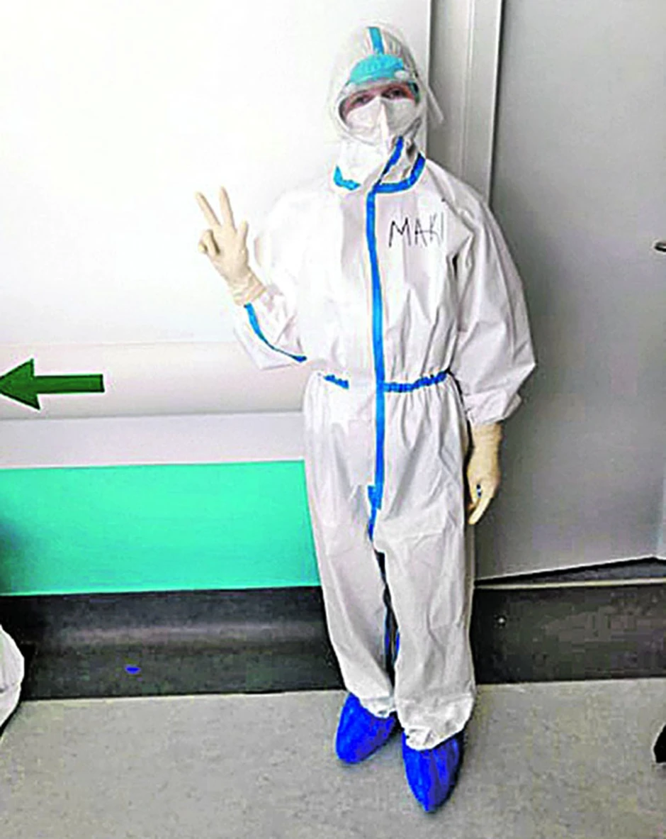 Marija je medicinska sestra na prvoj liniji fronta u KBC "Niš"