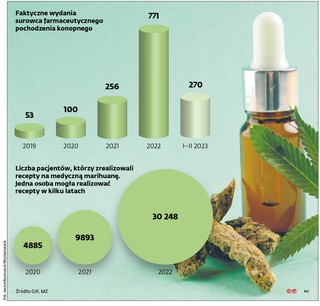 Faktyczna wydania surowca farmaceutycznego pochodzenia konopnego