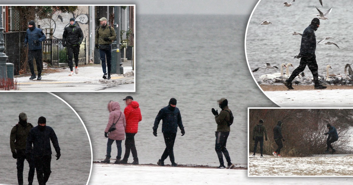 Niecodzienny widok na sopockiej plaży. Tak premier powitał nowy rok