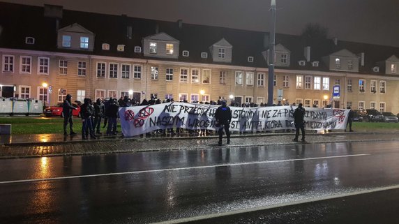 Szczecin. Protest przeciw zaostrzeniu prawa antyaborcyjnego