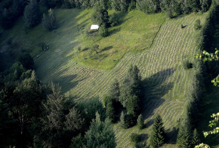 Krajobrazy w wiosce Magura w rumuńskiej Transylwanii