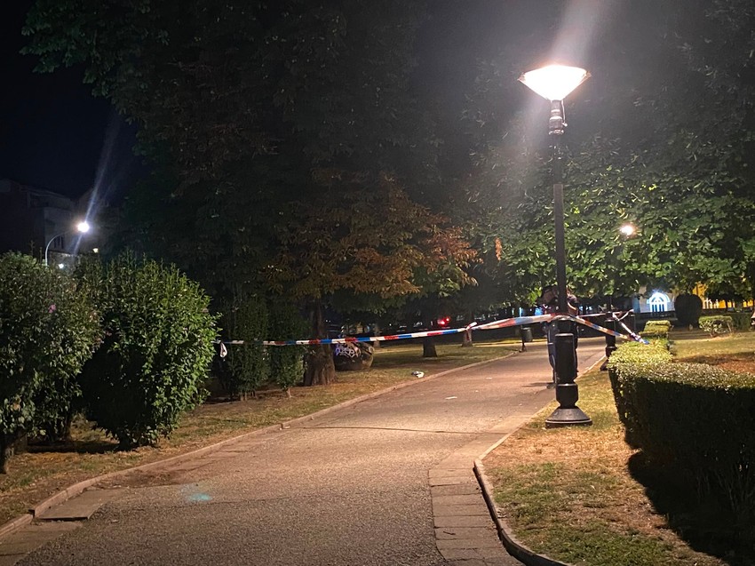 Mesto gde je devojka izbodena kod Vukovog spomenika