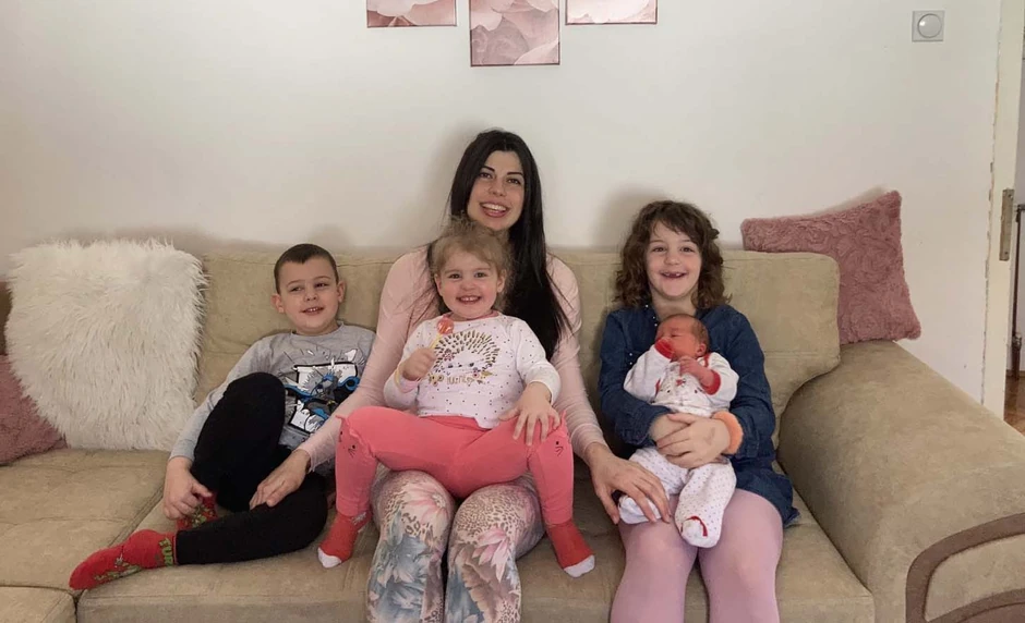 Tara, Vuk, Zoja, Una: Jelena ima četvoro dece i sve je rodila carskim rezom