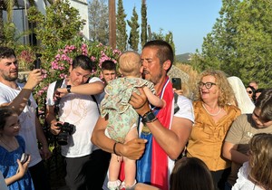 Nikola Rokvić susret sa porodicom