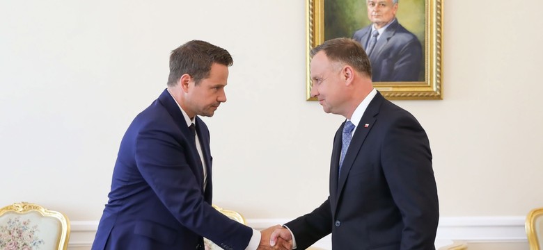 "To była spokojna rozmowa". Andrzej Duda komentuje spotkanie z Rafałem Trzaskowskim [WIDEO]