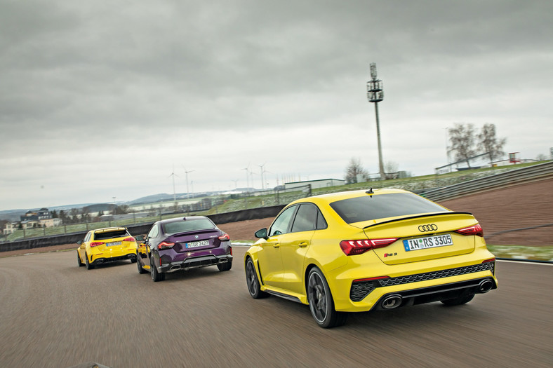 Audi RS 3 kontra BMW M240i i Mercedes-AMG A 45 S