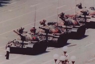 Tiananmen Chiny czołg tank man