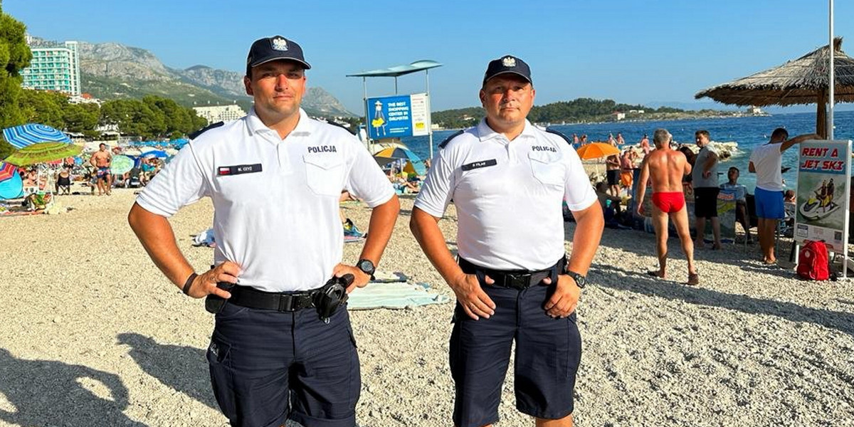 Dramat w turystycznym raju. Z morza dochodziło wołanie o pomoc. Na ratunek ruszyli polscy policjanci.