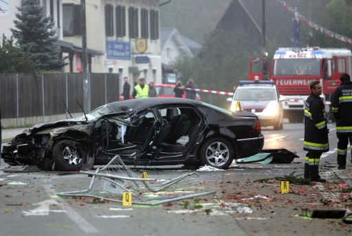 AUSTRIA-POLITICS-ROAD-ACCIDENT-HAIDER