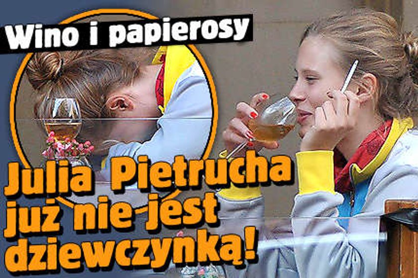 Papieros i winko - już nie jest dziewczynką. Kto?