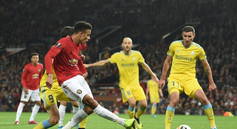 Mason Greenwood scored the only goal as Manchester United beat Astana 1-0