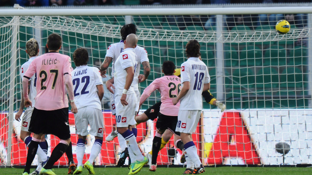 Josip Ilicić w niedzielnym meczu US Palermo z Fiorentiną pokonał Artura Boruca z rzutu wolnego. Polski bramkarz nie zachował się najlepiej przy strzale Słoweńca, który przyznał, że był to jego pierwszy gol w karierze z rzutu wolnego.