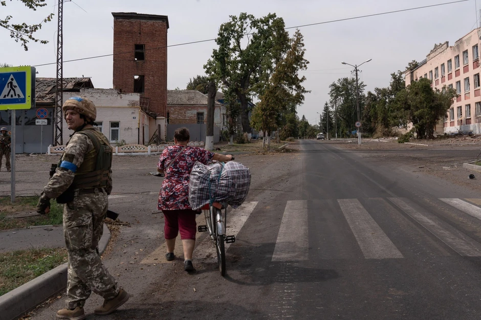 Ukrajinski vojnik u Sudži 23. avgusta